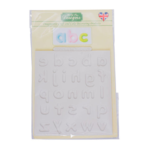 DOMED LOWER CASE ALPHABET SILICONE MOULD DM0001 (#67055)