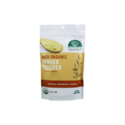 RAW ORGANIC GINGER POWDER 100G (#67199)