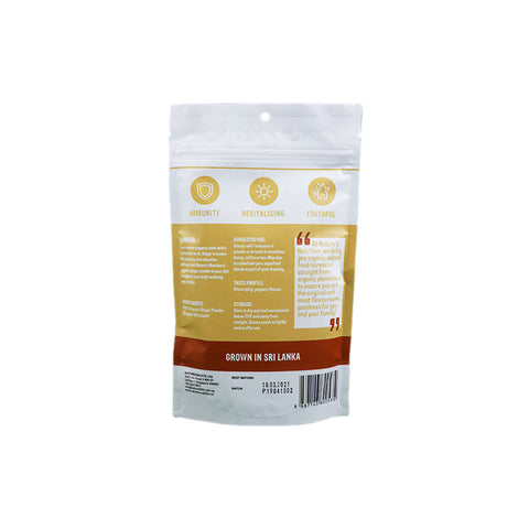 RAW ORGANIC GINGER POWDER 100G (#67199)