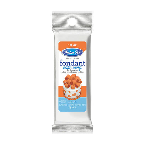 ORANGE VANILLA ROLLED FONDANT 4.4OZ (#67257)