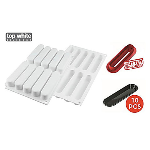 SILICON MOULD FASHION ECLAIRE 80 36.235.87.0065 (#67305)