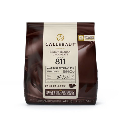 DARK CHOCOLATE COUVERTURE 54.5% 400G (#67338)