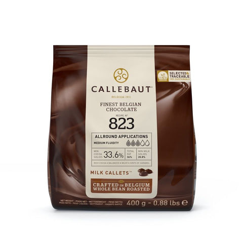 MILK CHOCOLATE COUVERTURE 33.6% 400G (#67339)