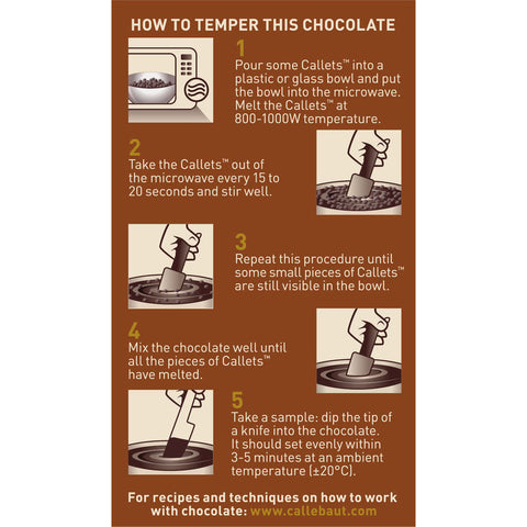 MILK CHOCOLATE COUVERTURE 33.6% 400G (#67339)