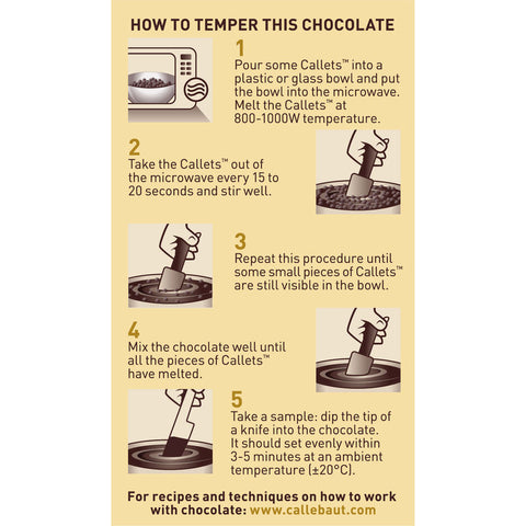 WHITE CHOCOLATE COUVERTURE 28% 400G (#67340)