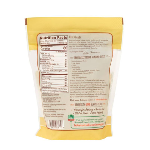 GLUTEN FREE ALMOND MEAL FLOUR 16OZ (#67441)