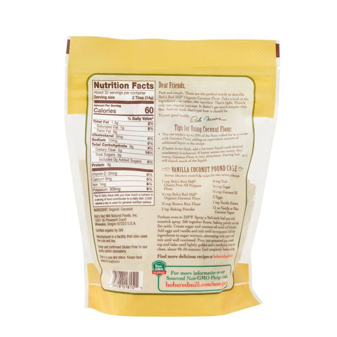 ORGANIC COCONUT FLOUR 16OZ (#67442)