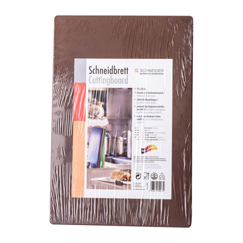 CUTTING BOARD HDPE BROWN (#67467)