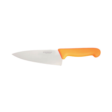 KNIFE WIDE BLADE YELLOW 16CM (#67474)