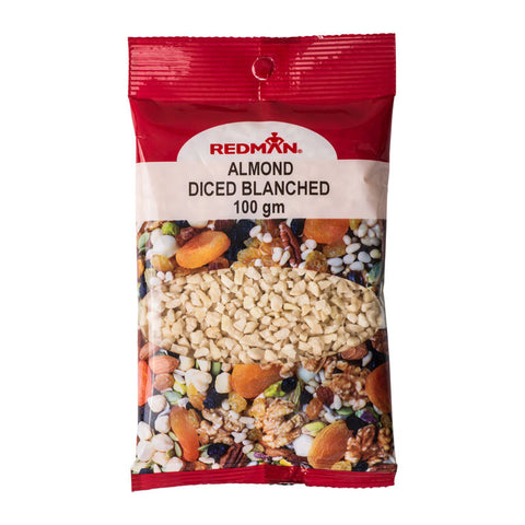 BLANCHED DICED ALMOND 100G (#67538)