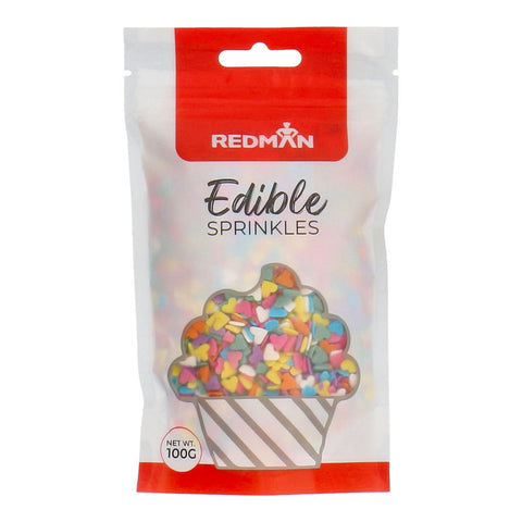 PASTEL HEART SHAPES DECOR 100G (#67565)