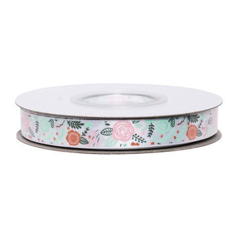 RIBBON FLORAL PRINT 043 13MMX25M (#67584)