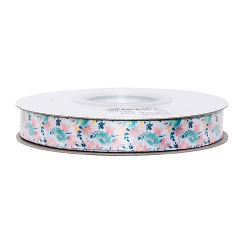 RIBBON FLORAL PRINT 028 13MMX25M (#67585)