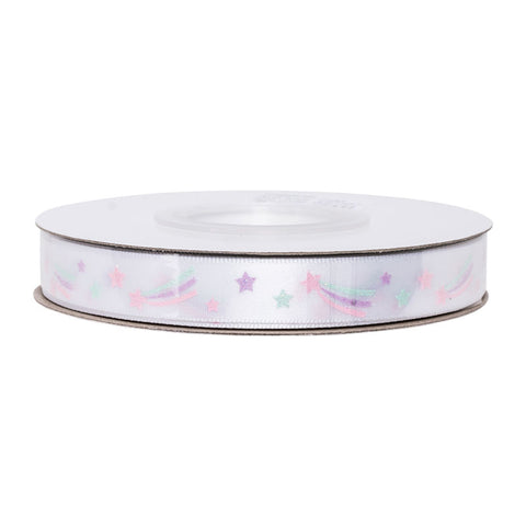 RIBBON RAINBOW & STAR 13MMX25M (#67587)