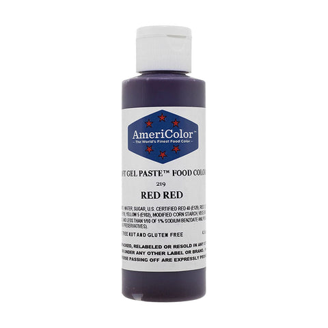 SOFTGEL COLOR PASTE RED RED 4.5OZ (#67633)