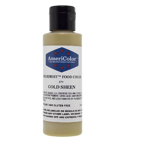 AIRBRUSH COLOR GOLD SHEEN 4.5OZ (#67644)