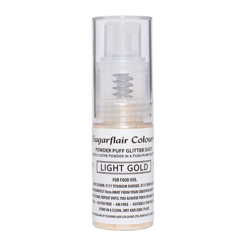 GLITTER COLOR PUFF SPRAY LIGHT GOLD E805 10G (#67684)