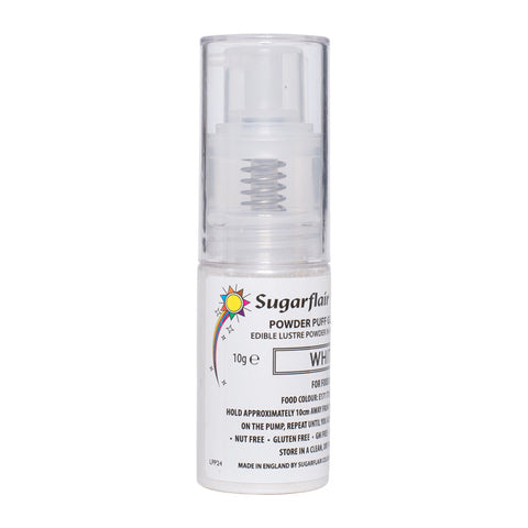 GLITTER COLOR PUFF SPRAY WHITE 10G (#67687)