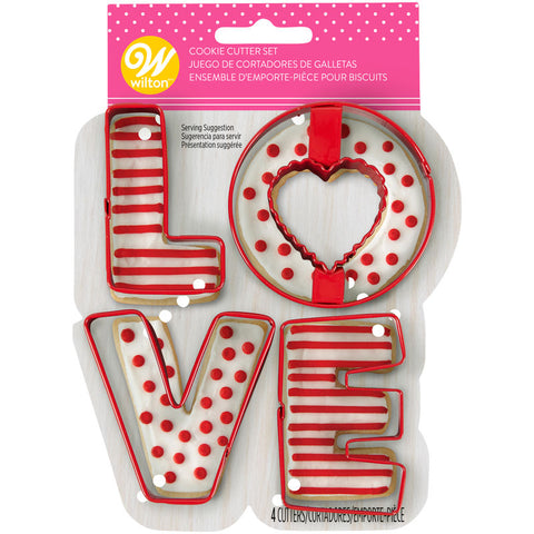VALENTINE LOVE METAL CUTTER SET 4PCS (#67835)