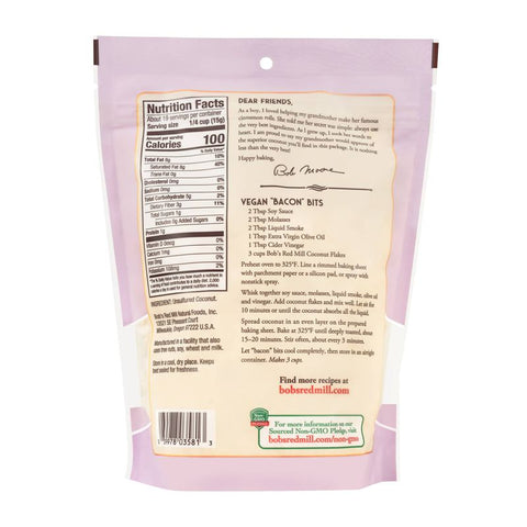 COCONUT FLAKES UNSWEETENED 10OZ (#67914)
