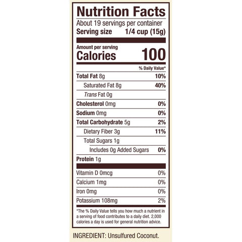 COCONUT FLAKES UNSWEETENED 10OZ (#67914)