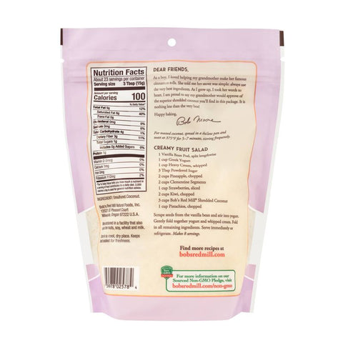 UNSWEETENED SHREDDED COCONUT 12OZ (#67915)