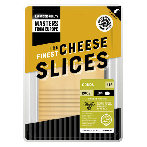 GOUDA CHEESE NATURAL SLICES 200G (#67998)