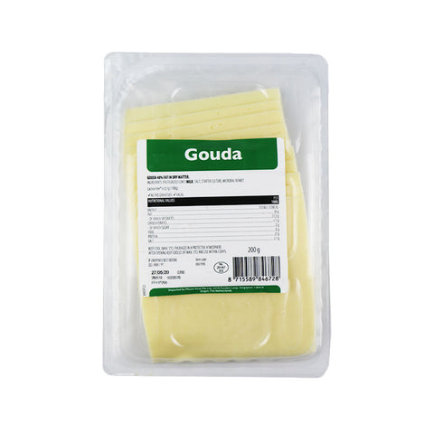 GOUDA CHEESE NATURAL SLICES 200G (#67998)