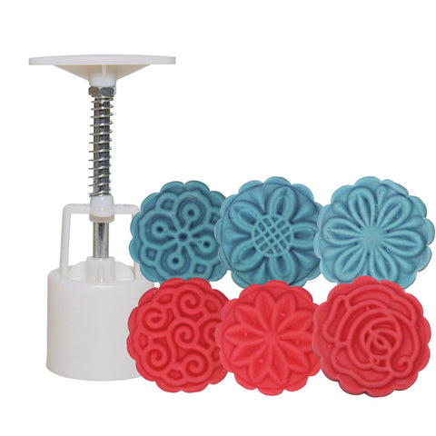 25G ROUND MOONCAKE PRESSED 6PCS (#68030)