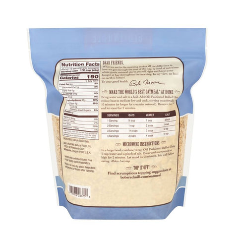 GLUTEN FREE OLD FASHIONED ROLL OAT 32OZ (#68057)