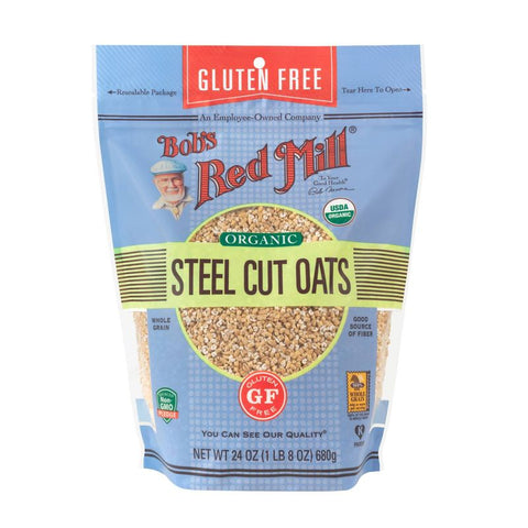 GLUTEN FREE STEEL CUT OATS ORGANIC 24OZ (#68059)