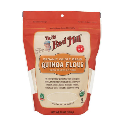 GLUTEN FREE ORGANIC QUINOA FLOUR 18OZ (#68061)