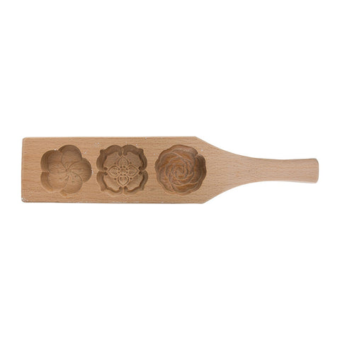FLOWER WOONDEN MOONCAKE MOULD 30G (#68173)