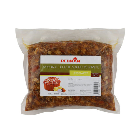 MOONCAKE PASTE ASSORTED FRUITS & NUTS LESS SWEET 1KG (#68332)