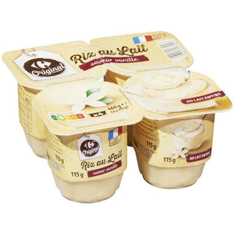 VANILLA RICE PUDDING DESSERT 115G (#116332)