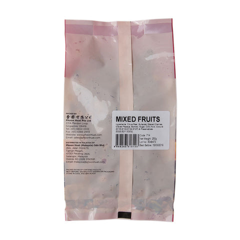 DRIED MIXED FRUITS 250G (#714)