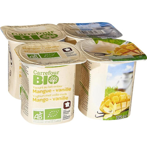 MANGO VANILLA ORG YOGURT 125G (#114551)