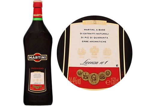 MARTINI ROSSO APERITIF 14.4% 1L (#126878)