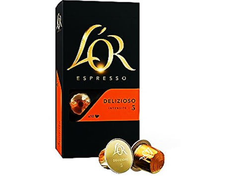 DELIZIOSO ESPRESSO COFFEE CAPSULES 10PC (#118113)