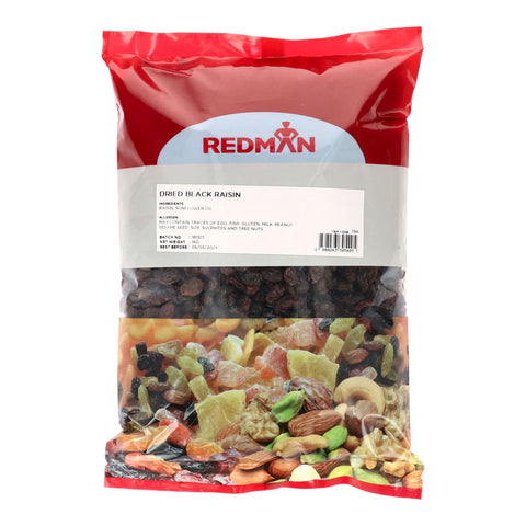 DRIED BLACK RAISINS 1KG (#734)