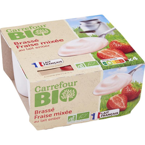STRAWBERRY ORG YOGURT 125G (#114553)