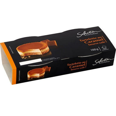 CARAMEL SALTED BUTTER TARTLETS DESSERT 80G (#116225)