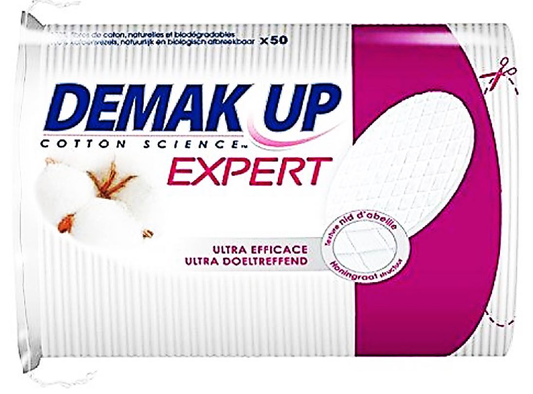 OVAL COTTON CLEANSING PADS 50PC (