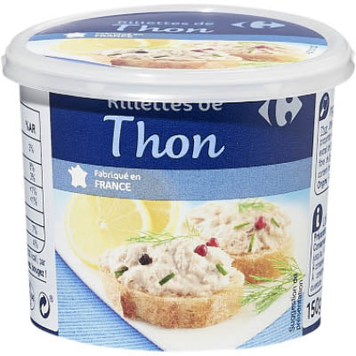 TUNA RILLETTES FISH 150G (#116307)