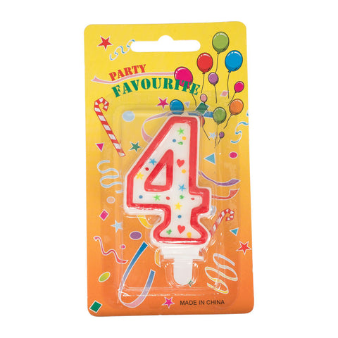 BIRTHDAY CANDLE #4 (#8204)