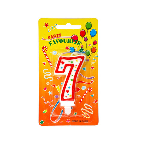 BIRTHDAY CANDLE #7 (#8207)
