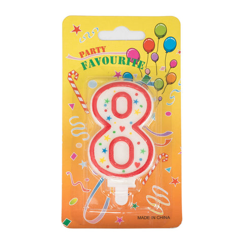 BIRTHDAY CANDLE #8 (#8208)