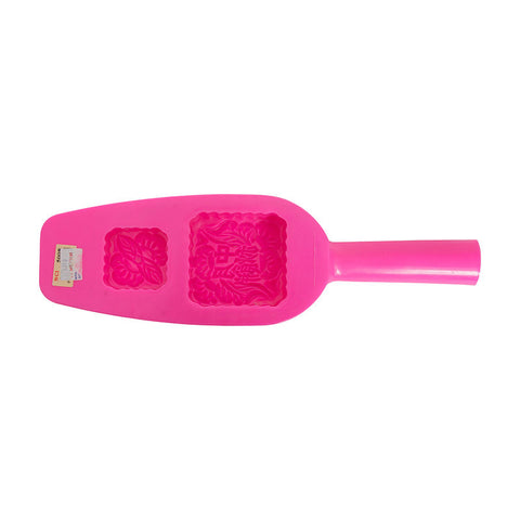 MOONCAKE PLASTIC MOULD SQUARE 2CAV (#8310)