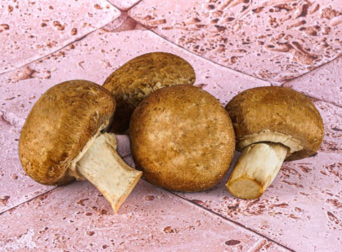 ORGANIC BROWN MUSHROOMS 1KG (#123739)