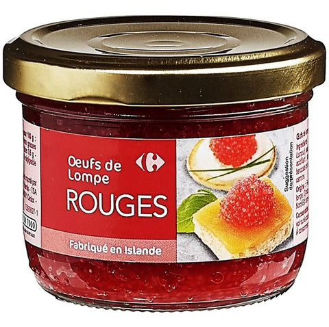 RED LUMPFISH EGGS FISH 80G (#116325)